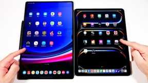 Galaxy Tab S9 Ultra vs iPad Pro M4 Full Comparison