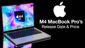 M4 MacBook Pro Models Release Date - Ai Features LEAKED!!