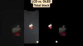 iphone 11 vs iphone 12 display comparison | lcd vs oled  test | #viral #shorts #display #oled #lcd