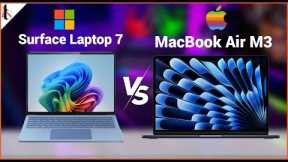 Microsoft Surface Laptop 7 vs. MacBook Air M3: Don't decide until you watch It!