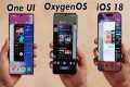 One UI 6.1 vs OxygenOS 14 vs iOS 18 - 