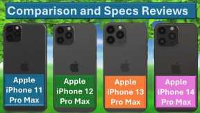 Apple iPhone 11 Pro Max vs iPhone 12 Pro Max vs iPhone 13 Pro Max vs iPhone 14 Pro Max | SL Utube