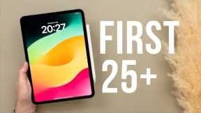 iPad Air/Pro - First 25 Things To Do (Tips & Tricks)