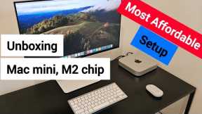 Unboxing 2024 Apple Mac mini with M2 chip, Most affordable setup for Mac mini | Dell 2425 HS Monitor