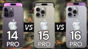 iPhone 16 Pro Vs iPhone 15 Pro Vs iPhone 14 Pro - Comparison!