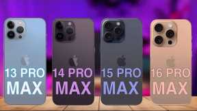 iPhone 16 Pro Max Vs iPhone 15 Pro Max Vs iPhone 14 Pro Max Vs 13 Pro | Evolution of Apple Series