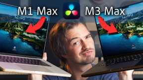 Video Editing Tests in DAVINCI RESOLVE | MacBook Pro 16 inch M1 Max VS M3 Max