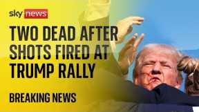 BREAKING: 'Shooter and audience member dead' after shots fired at Trump rally