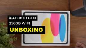 Apple iPad 10th Gen 256GB WiFi Unboxing - Setup & Installation of Screen Protector and Case