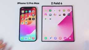 iPhone 12 Pro Max Vs Z Fold 6 - SPEED TEST