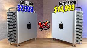 M2 Ultra vs Intel Mac Pro - I CAN'T Believe Apple did THIS!