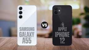 Samsung Galaxy A55 vs iPhone 12 - Full Comparison