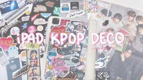 decorating my ipad ! ✿ kpop deco + sticker collage