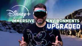 DISNEY+ Immersive Environments GOT UPGRADED! on Apple Vision Pro