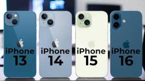 iPhone 13 Vs iPhone 14 Vs iPhone 15 Vs iPhone 16