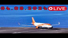 LIVE ACTION From Madeira Island Airport 04.08.2024