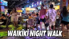 Waikiki Night Walk | Saratoga Road | Kalakaua Ave | Kuhio Ave Food Hall | International Market Place