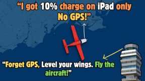 Pilot CAN'T fly WITHOUT GPS/iPad | Calm ATC saves the day (and 02 Lives)