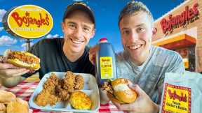 Brits try Bojangles Chicken and Biscuits for the first time!