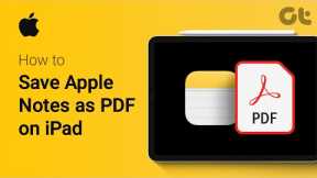 How to Save Apple Notes as PDF on iPad | Convert Apple Notes to PDF on iPad: Step-by-Step Guide!