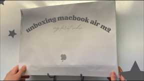 MacBook Air m2 unboxing!! *EXTREMELY EXCİTED* 💆🏼‍♀️💅🏻