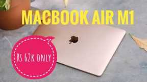 Apple MacBook Air Laptop M1 chip, 13.3-inch vlog | Apple air M1 in 2024 @ Rs 60k only #mackbookair