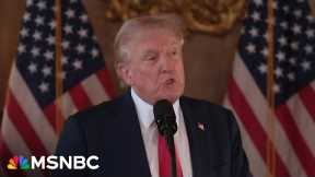 Trump unravels in Mar-a-Lago press conference, ranting about Kamala Harris crowd size