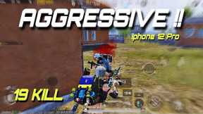 Aggressive Iphone 12 🔥 | 4 Finger Gyroscope | iphone 12 pubg gameplay