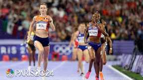 Femke Bol TURNS ON THE JETS in dramatic conclusion to 4x400 mixed relay | Paris Olympics