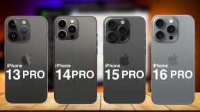 iPhone 16 Pro Vs iPhone 15 Pro Vs iPhone 14 Pro Vs 13 Pro | Comparison | it's all Apple Series