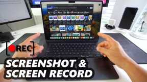 How To Screenshot & Screen Record On Apple MacBook Air M3