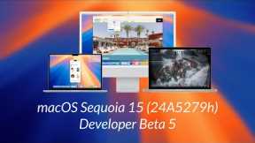 macOS Sequoia Developer Beta 5: What's New?