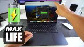 10+ TIPS to MAXIMIZE the Battery Life | Apple MacBook Air M3