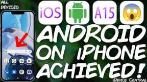 REAL ANDROID Achieved On iPhone 14! Works on All iPhone Models (With Demo)