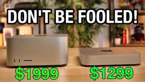 M2 Mac Studio VS M2 Mac mini - DON'T BE FOOLED!