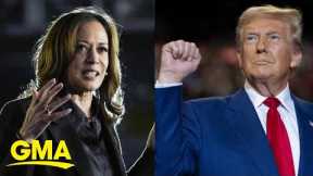 How Trump, Harris are polling in battleground states