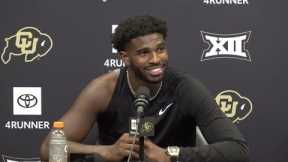 Colorado QB Shedeur Sanders SPEAKS TO THE MEDIA Following OT Win Over Baylor!!