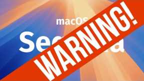 macOS Sequoia - Warning. Do Not Update! MacBook Air MacBook Pro iMac Mac mini Mac Studio