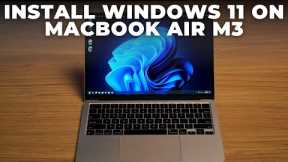 How to Install Windows 11 on MacBook Air M1/M2/M3 (Complete Guide)