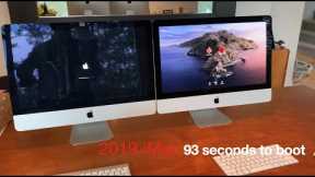 Speed test 2013 iMac vs 2019 iMac