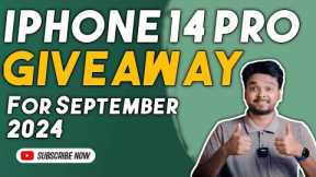 Iphone 14 Pro Giveaway By Tech scan on September 2024