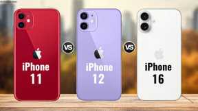 Apple iPhone 11 vs Apple iPhone 12 vs Apple iPhone 16 || Full Comparison