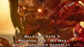 Baldurs Gate 3 - 16” MacBook Pro M1 Max - Ultra Graphics Gameplay