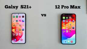 iphone 12 Pro Max vs Samsung S21 Plus || Speed Test