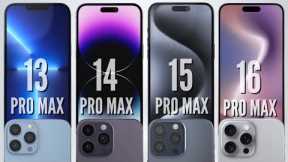 iPhone 13 Pro Max vs iPhone 14 Pro Max vs iPhone 15 Pro Max vs iPhone 16 Pro Max | Kemono Tech