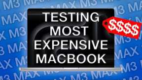 £7000 MacBook Pro TESTED (M3 MAX)