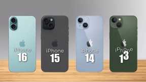 iPhone 16 VS iPhone 15 VS iPhone 14 VS iPhone 13