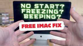 How To FIX iMac Beeping No Start FREE (27-Inch Late 2012 to Mid 2015)