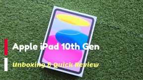 Apple iPad 10th Gen || Unboxing || Quick Review