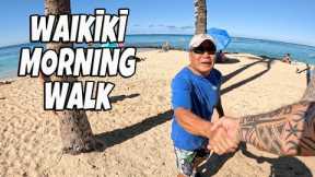 Waikiki Morning Walk Princess Kaiulani Dukes Marketplace Kuhio Beach Hula Mound September 11, 2024